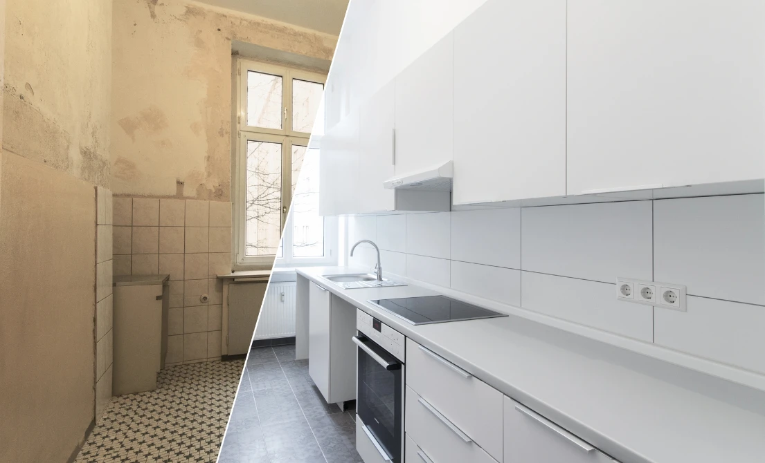 Renoviranje stanova Beograd – kompletna adaptacija stana pre i posle radova sa modernim završnim materijalima